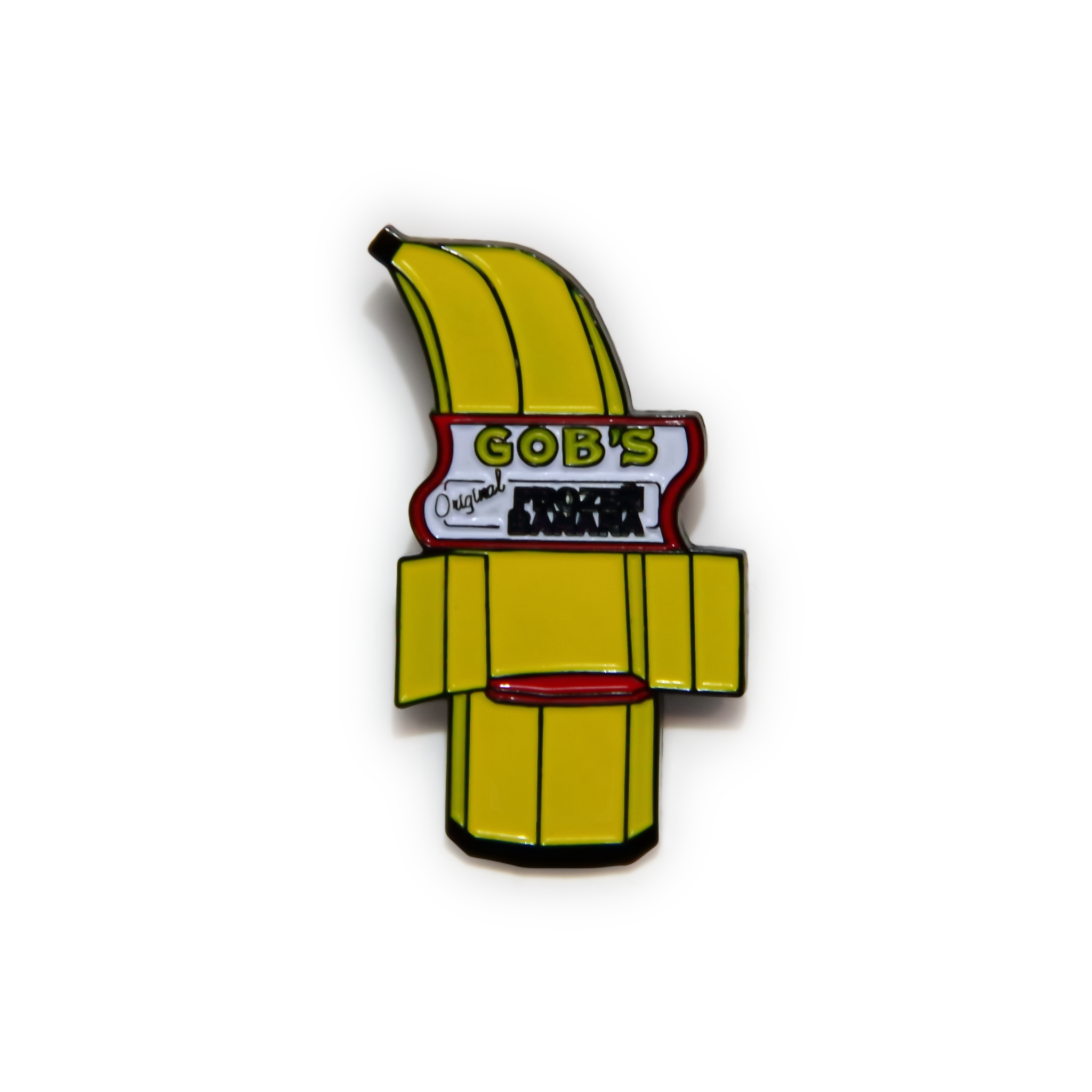 lapel pin of bluth original frozen banana stand